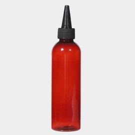 Black pointed cap brown 200ml plastic cosmetic container empty bottle portioning bottle travel / 블랙 뾰족캡 브라운 200ml 플라스틱 화장품용기 공병 소분병 여행