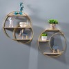 NCONCO Wall Decoration Shelf, Circle Shelf, Wall Decoration, Hand Crafted