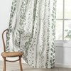 MEETSKY Sage Green Curtains 72 Inches Long 2 Panels Boho