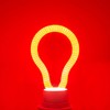 YiDiYi Red LED Spiral Filament Light Bulb, 4W (40W Equiv),