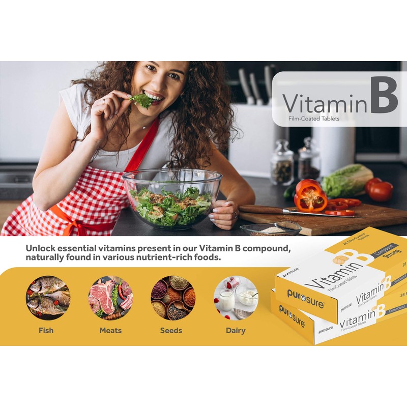 Purosure Vitamin B Compound Tablets | Dietary Supplement | B
