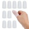 PATIKIL 1.6" Silicone Gel Finger Cots, 10 Pcs Support Fingertips