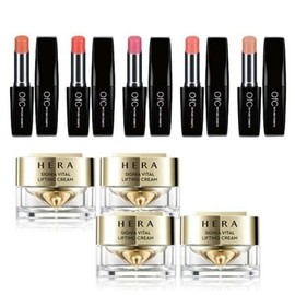 When purchasing lip color, receive 4 x HERA Signia Vital Lifting Cream 10ml / Eye Cream Serum Water Emulsion / 립컬러 구매시 헤라 시그니아 바이탈 리프팅 크림 10ml 4개  아이크림 세럼 워터 에멀젼