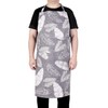 LOLOMLO Oversize Canvas Cotton Apron, Extra Large Aprons with 2