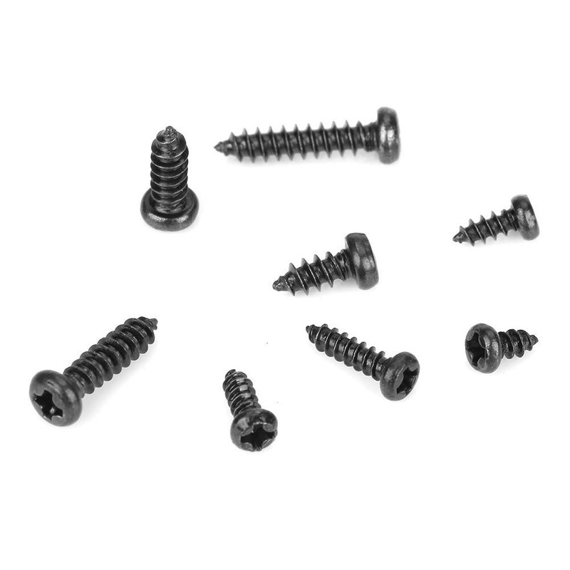 400 Pieces Self-Tapping Screws Assortment Kit Sheet Metal Screw Flat