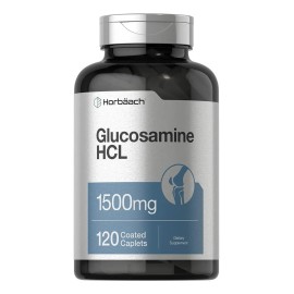 Glucosamina Hcl 1500 Mg 120 Capsulas Horbaach Hecho En Usa Sabor S/n