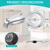 Enhon Chrome Universal Bathroom Tub Spout with Metal Tub Spout