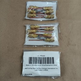 Grainger (Lot of 18) Grainger 4PDG9 Tube Extension: 1/8 in SAE OD x 3" long ACCESS VALVE