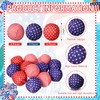 Simgoing 24 Pack Patriotic 2" Pool Water Balls 4th of