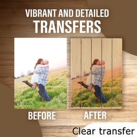 OOTDART 8oz Photo Transfer Medium, Pixiss Accessory Kit with Glue Spreaders, Gloves, Brushes, Palette Knife Set