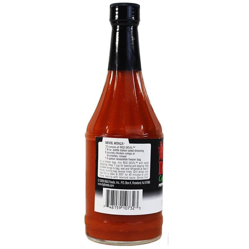 Trappey's Red Devil Sauce Hot 12 fl oz (Pack of