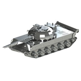 Metal TIME Model Object 430 3D Jigsaw Puzzles for Adults or Teenagers, DIY Metal Puzzle Model Kit, 3D Metal Model Thinking Task - Great Gift Idea, 64 Pieces