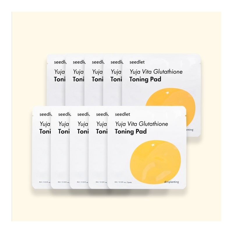 Yuja Vita Glutathione Toning Pad Portable 2 sheets x 10