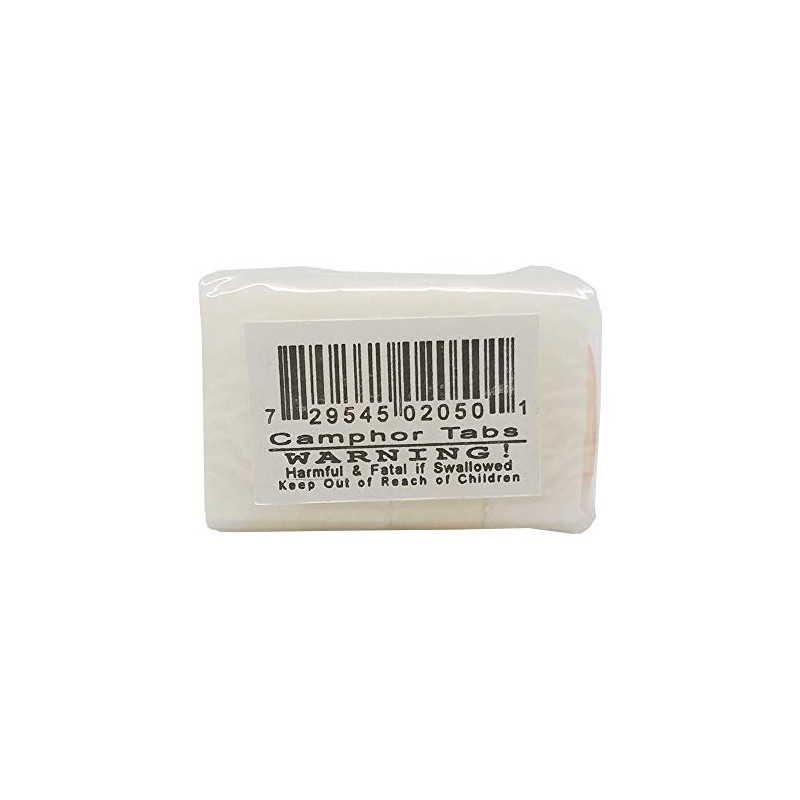 Dr. Sana Refined Camphor Block. Multi-Use. Prevents Musty Odors, Stops