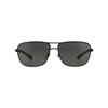 Emporio Armani EA2033 3094/87 Matte Black EA2033 Square Pilot Sunglasses