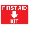 OSHA Safety First Decal - First Aid Kit with Down