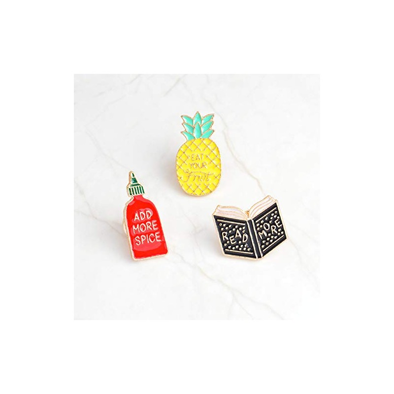 Flairs New York - Broche de solapa esmaltado hecho a