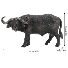 Animal Figures Buffalo Toys Realistic Ages 6+ Animal Models Live Nature and Animal Cognition Mini Animal Model Photo Props Decoration Figurine Children Gift