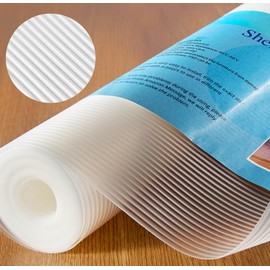 Shelf Liner, 17.5 Inches x 20 FEET Non-Slip Kitchen Cabinet Liner, Washable Oil-Proof Non-Adhesive Contact Paper for Kitchen Drawer, Cabinet, Shelves, Refrigerator, Storage, Desks, coutertops