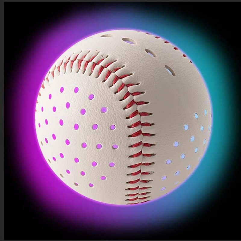 9 Inch Glow in The Dark Baseball Night Throwing Practice