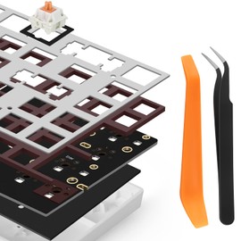 RunJRX Poron Keyboard PCB Foam 96 Layout,Poron Switch Pads 120Pcs and Keyboard Sound Dampeners for Custom Keyboard