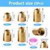 SVOCK 5Pcs Shower Head Extension Arm, 1/2 Inch x 10