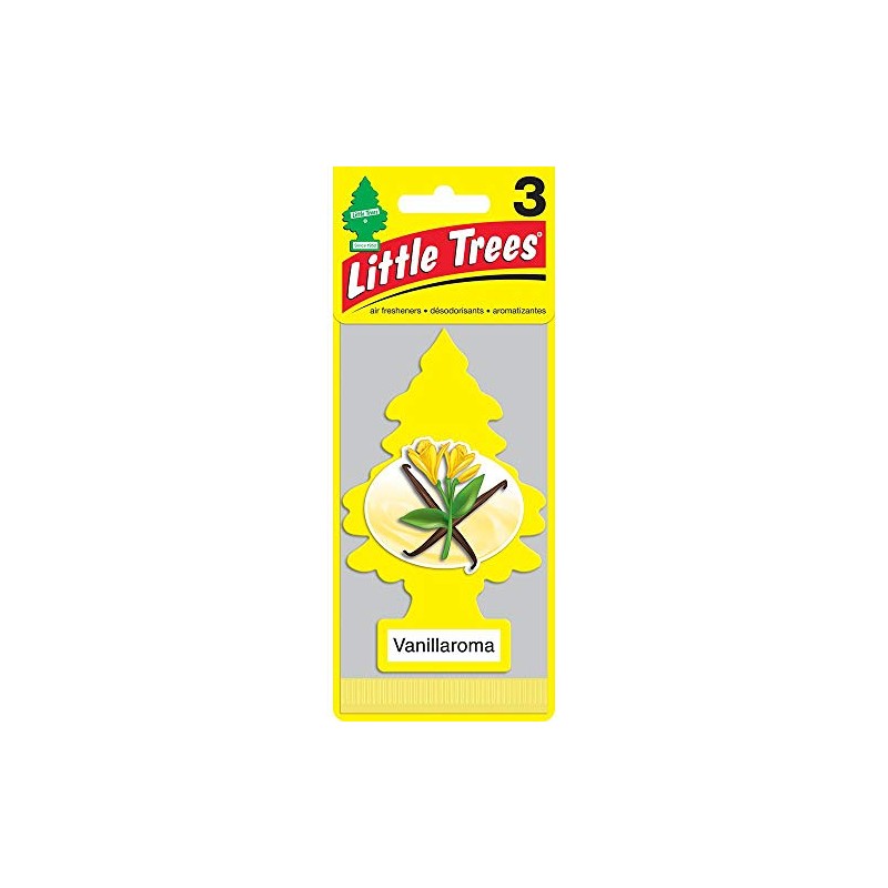 LITTLE TREES Car Air Freshener | Hanging Paper Tree for