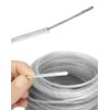 QWORK® Brush Cutter Thread, Steel Wire Trimmer Line 3 mm