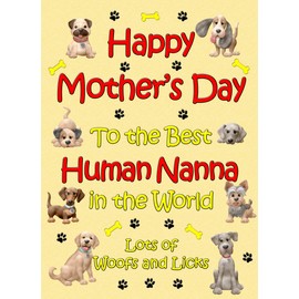 from The Dog Mothers Day Card (Yellow, Human Nanna)