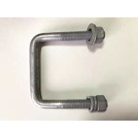 Rodspeedracing 1pc(1) Boat Trailer Hot Dipped Galvanized Square U-Bolt 1/2" x 3 1/16" x 3 5/16"