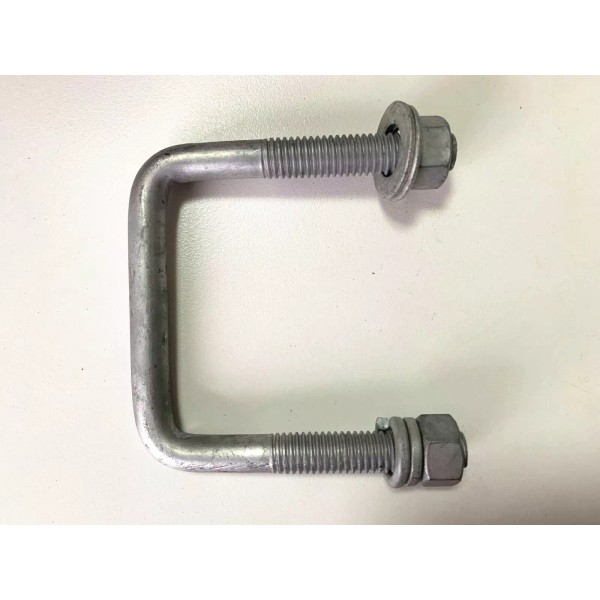 Rodspeedracing 1pc(1) Boat Trailer Hot Dipped Galvanized Square U-Bolt 1/2"
