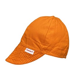 Comeaux Caps Reversible Welding Cap Solid Orange Size 6 7/8