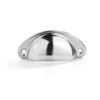 Mokife Silver Kitchen Handles Retro Pack of 12 Shell Handles