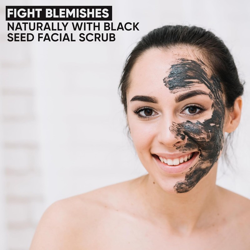 Exfoliante Facial de Semilla Negra Herboganic – Suavidad y Brillo