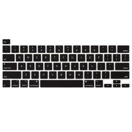 Silicone Keyboard Cover for Touch Bar MacBook Pro 13 Inch 2020-2023 M2 A2338 M1 A2289 A2251 Silicone Keyboard Cover for MacBook Pro 16 Inch 2020 2019 A2141, US Layout