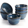 Peohud 6 Pack Small Dessert Bowls, 8 Ounce Bouillon Cups,