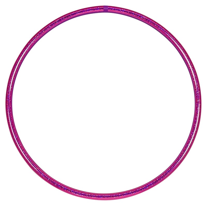 Glitter Hula Hoop, pink Ø80cm