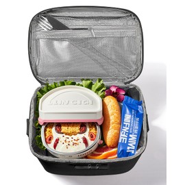 GLORIEROO Lockable Lunch Box Bag Women Girls - Insulated Waterproof Leakproof Lightweight Reusable Cooler with Combination Lock for Work - Back to School Teacher Mothers Day Christmas Birthday Gifts