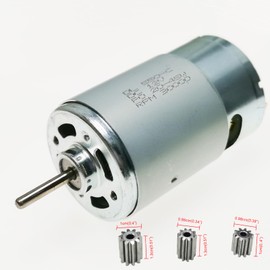 DC 12V 550 Motor Electric Motor Drive Engine High Torque Speed Controller for Power Wheels Replacement Parts Motor Gear Box for Ride On Toys Car Upgrade Kit Gearbox High Speed (1PCS 550 12V 30000RPM)