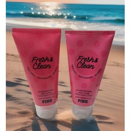 Victoria’s Secret/pink 2 X Victoria’s Secret Pink FRESH & CLEAN Body Lotion 2.5 Fl oz. Travel Size- New