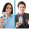 Mifflin 5PCS Vertical Clear Plastic ID Card Badge Holder Waterproof