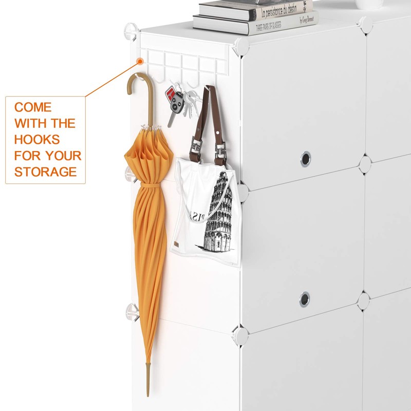 HOMIDEC Shoe Rack, 6 Tier Shoe Storage Cabinet 24 Pair