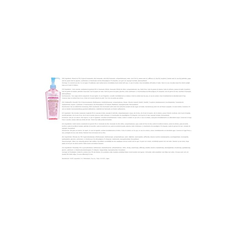 Kose Cosmeport Softymo Speedy Make-up Cleansing Oil 230ml - Set
