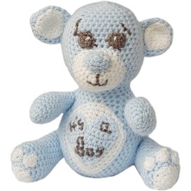 2 x 50 g Gründl Baby Colour Wool Set Including Instructions for Baby Teddy Bear (03 Orange/Yellow/Green/Blue/White)