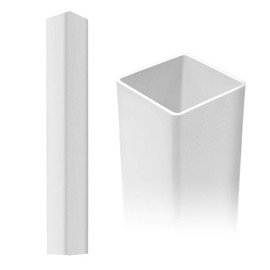 Aiwaiufu 2 Packs 39" x 4" x 4" Vinyl Post Sleeves, Railing Post Protectors, Fence Wraps, Cover for Renovations and Mounts, Deck, Porch, Mailbox, and Fence