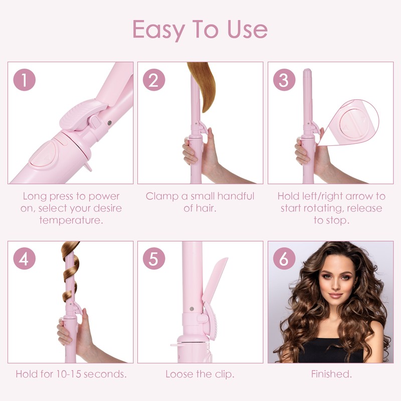 Automatic Curling Porcelain Rotating Electric Curling Iron Automatic Hair Curler