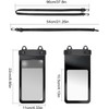 impermeable para teléfono, estuche seco con ventana para pantalla tác