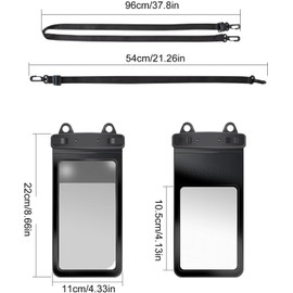 impermeable para teléfono, estuche seco con ventana para pantalla tác