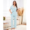Bloggerlove 100% Cotton Pajamas for Women Set 2 Piece Short