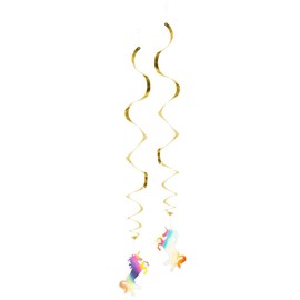 Boland 50001 Decorative Spirals Unicorn, Colourful, Standard Size